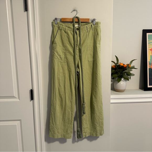 THE GREAT. Green Cotton Pants 30 - Picture 11 of 13